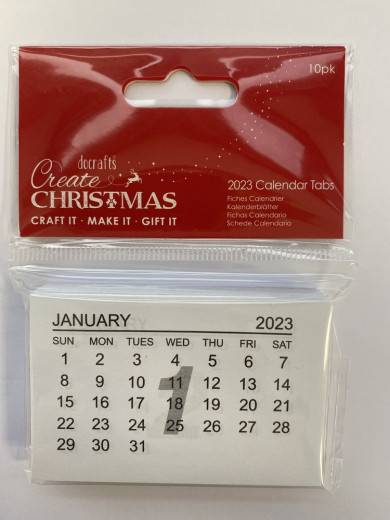 2023 Calendar Tabs